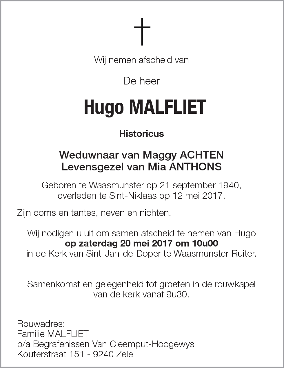 Hugo MALFLIET