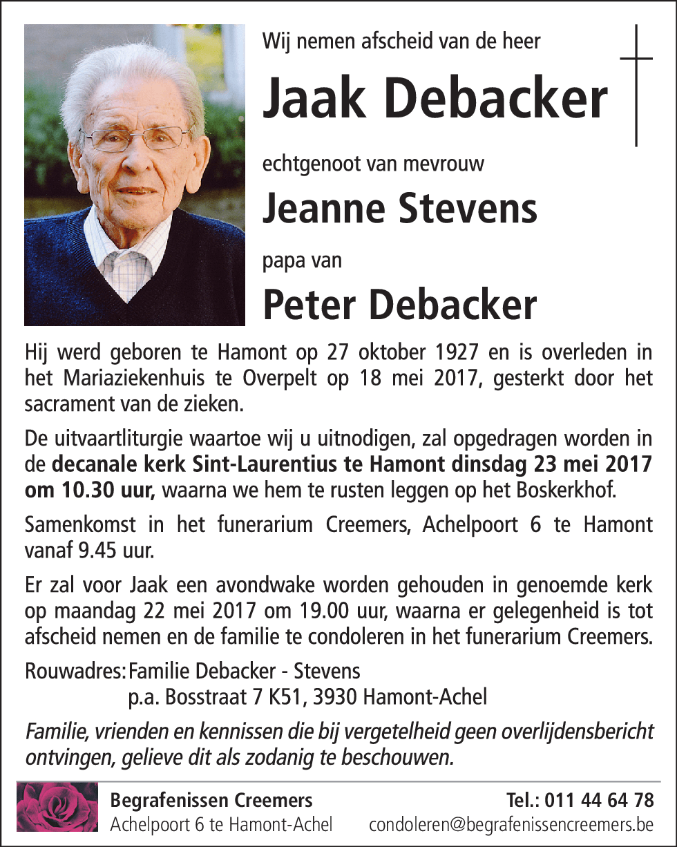 Jaak Debacker
