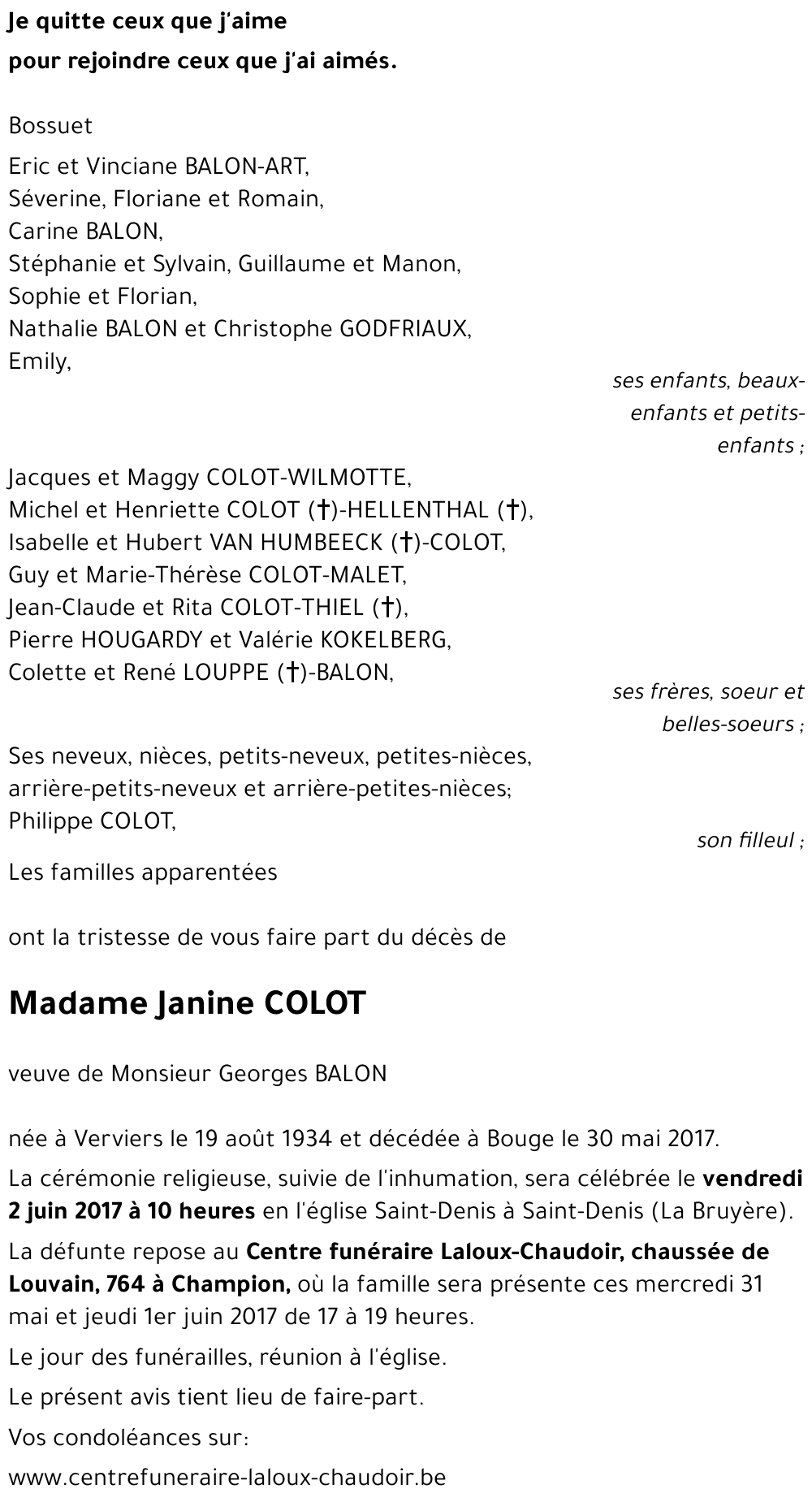 Janine COLOT