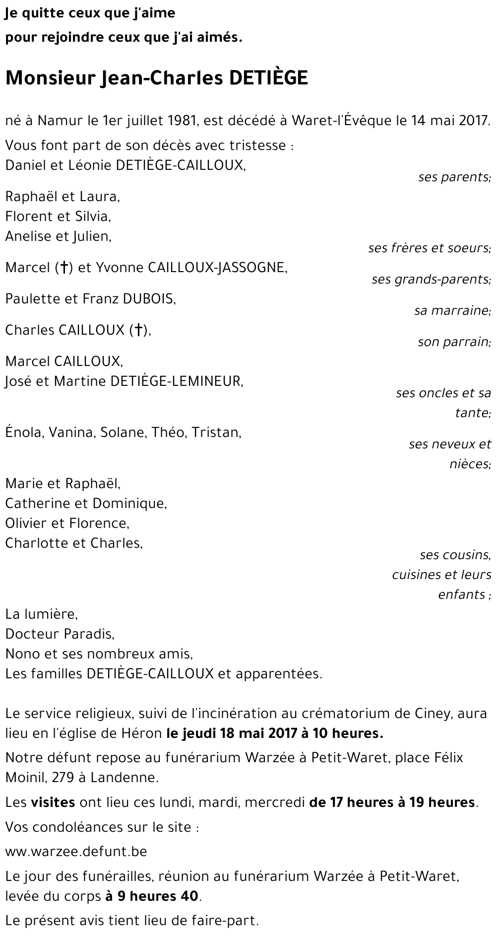 Jean-Charles DETIEGE