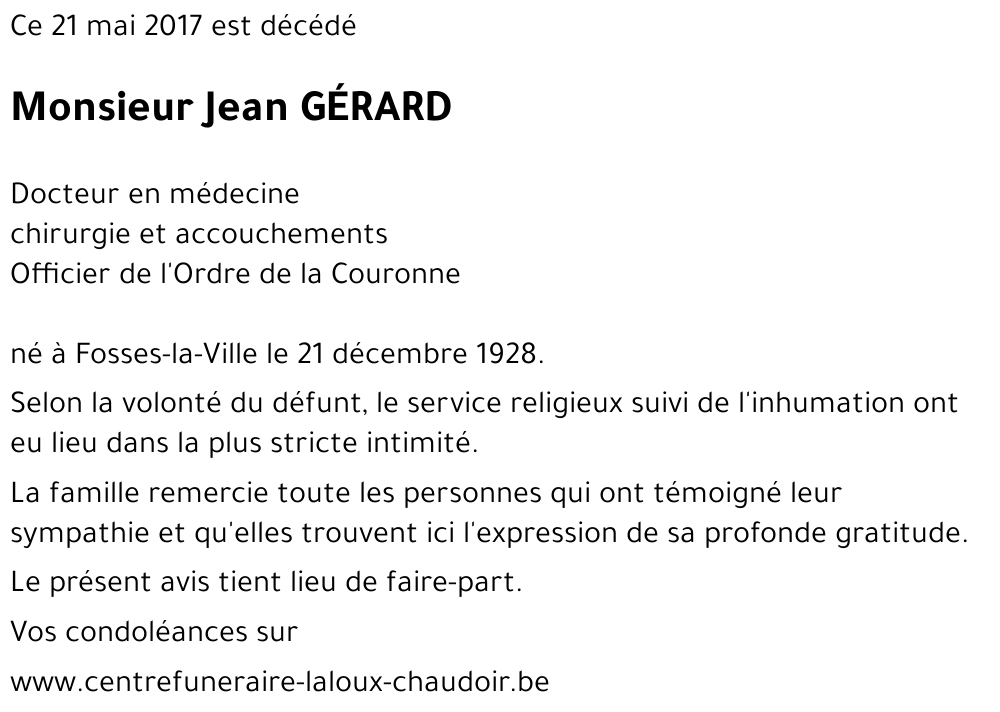 Jean GÉRARD