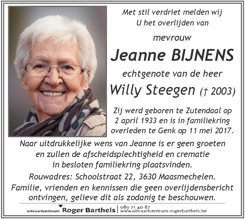 Jeanne Bijnens