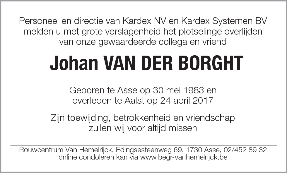 Johan Van der Borght