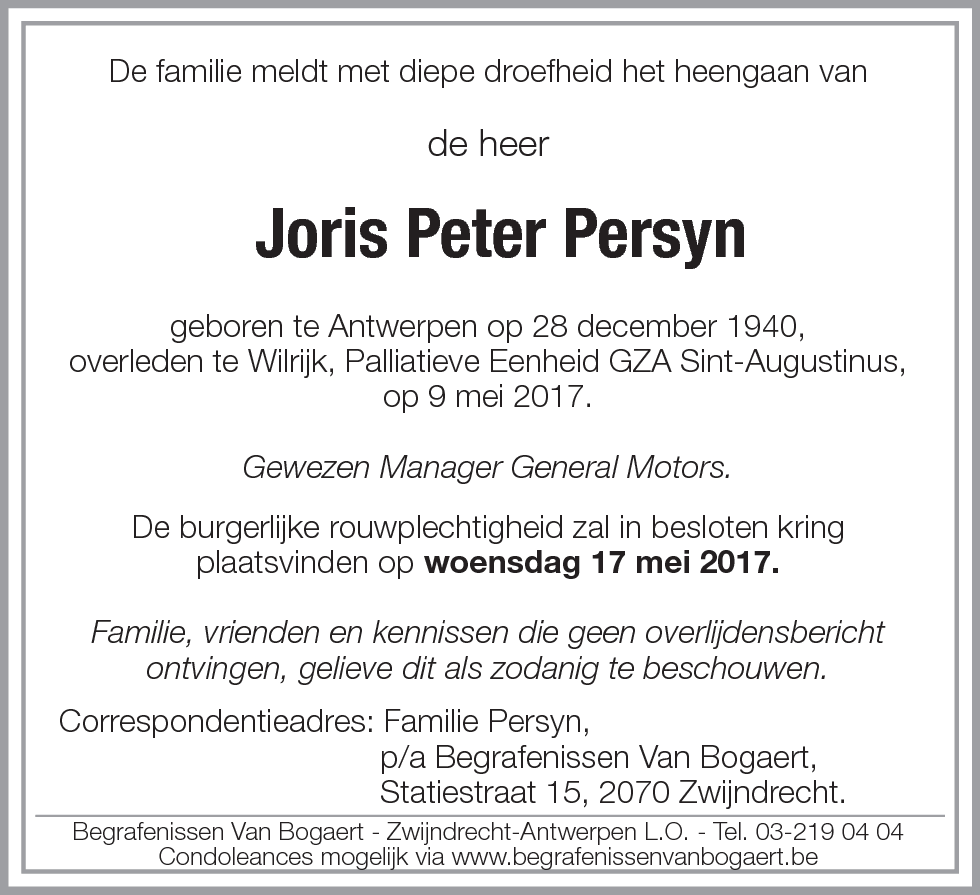 Joris Peter Persyn