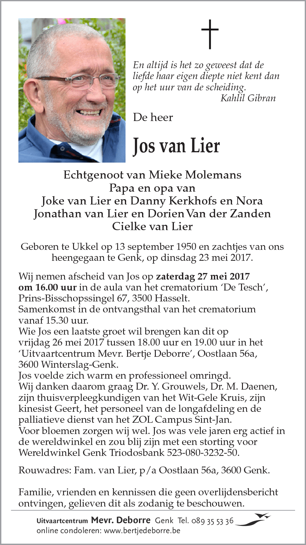 Jos van Lier