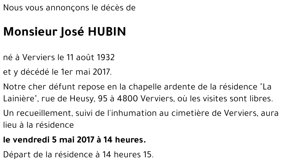 José HUBIN