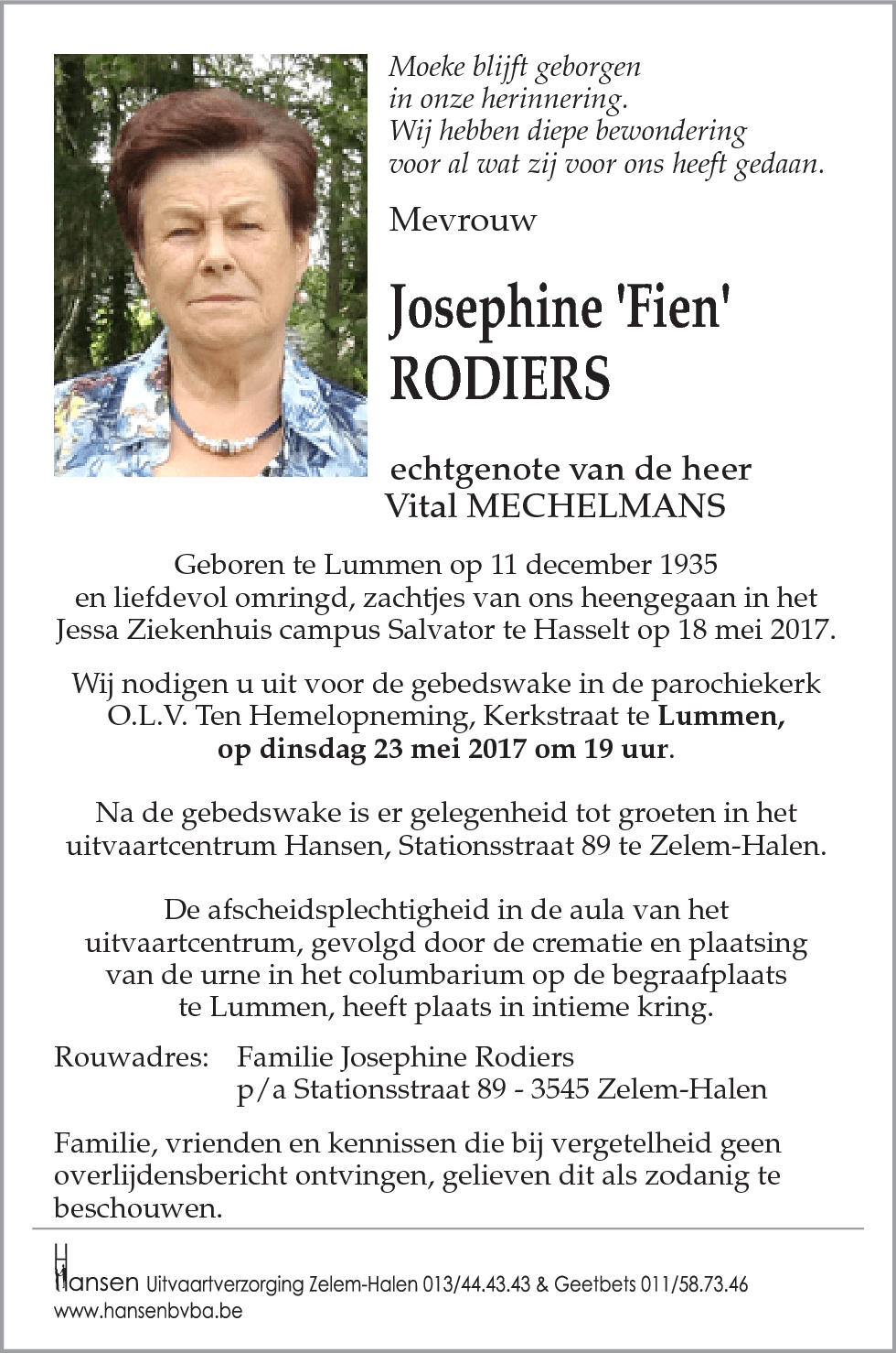 Josephine RODIERS
