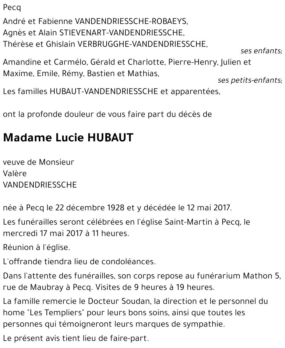 Lucie HUBAUT