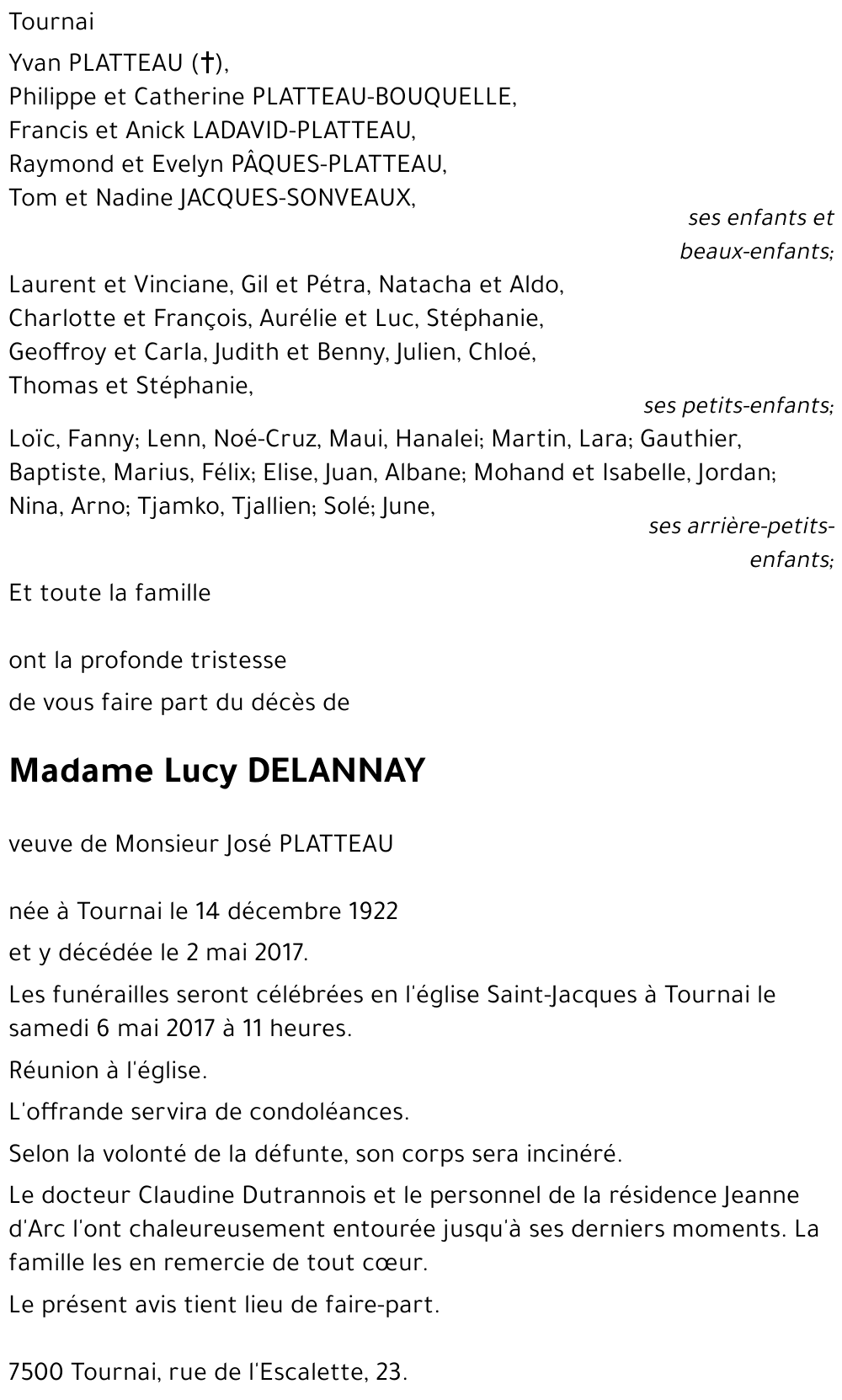 Lucy DELANNAY