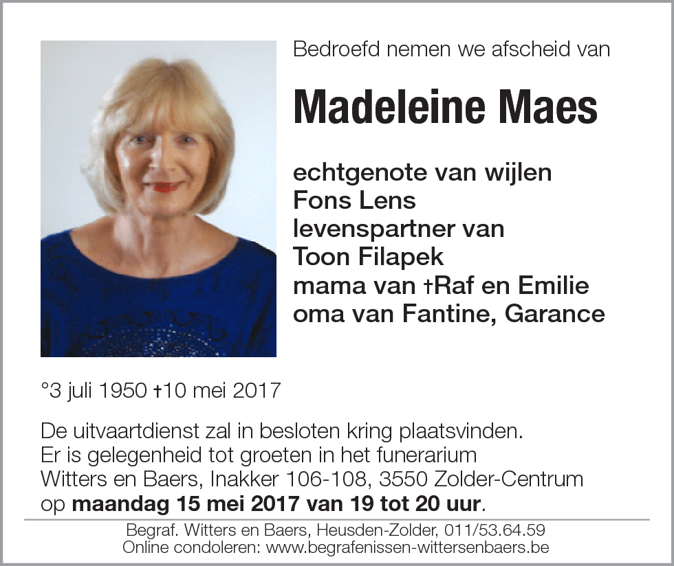 Madeleine Maes