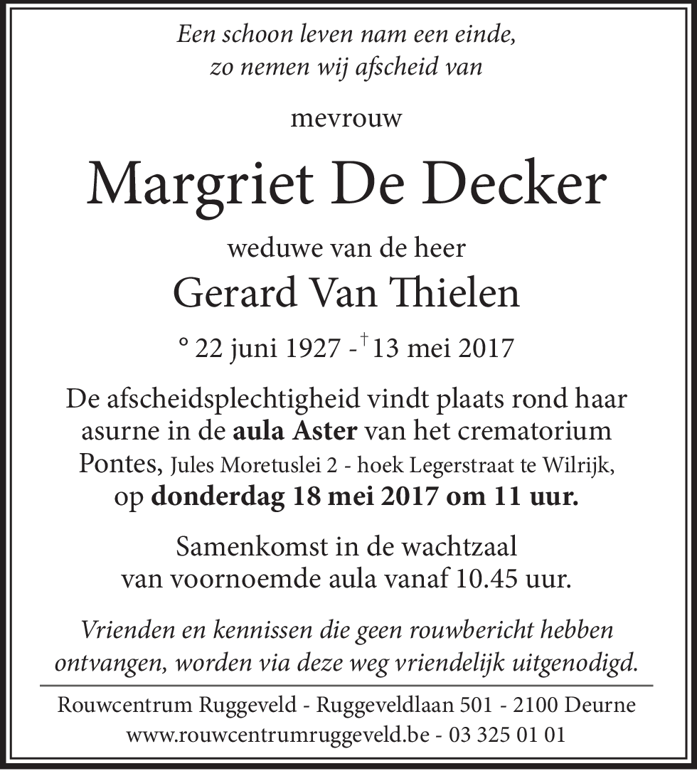 Margriet De Decker