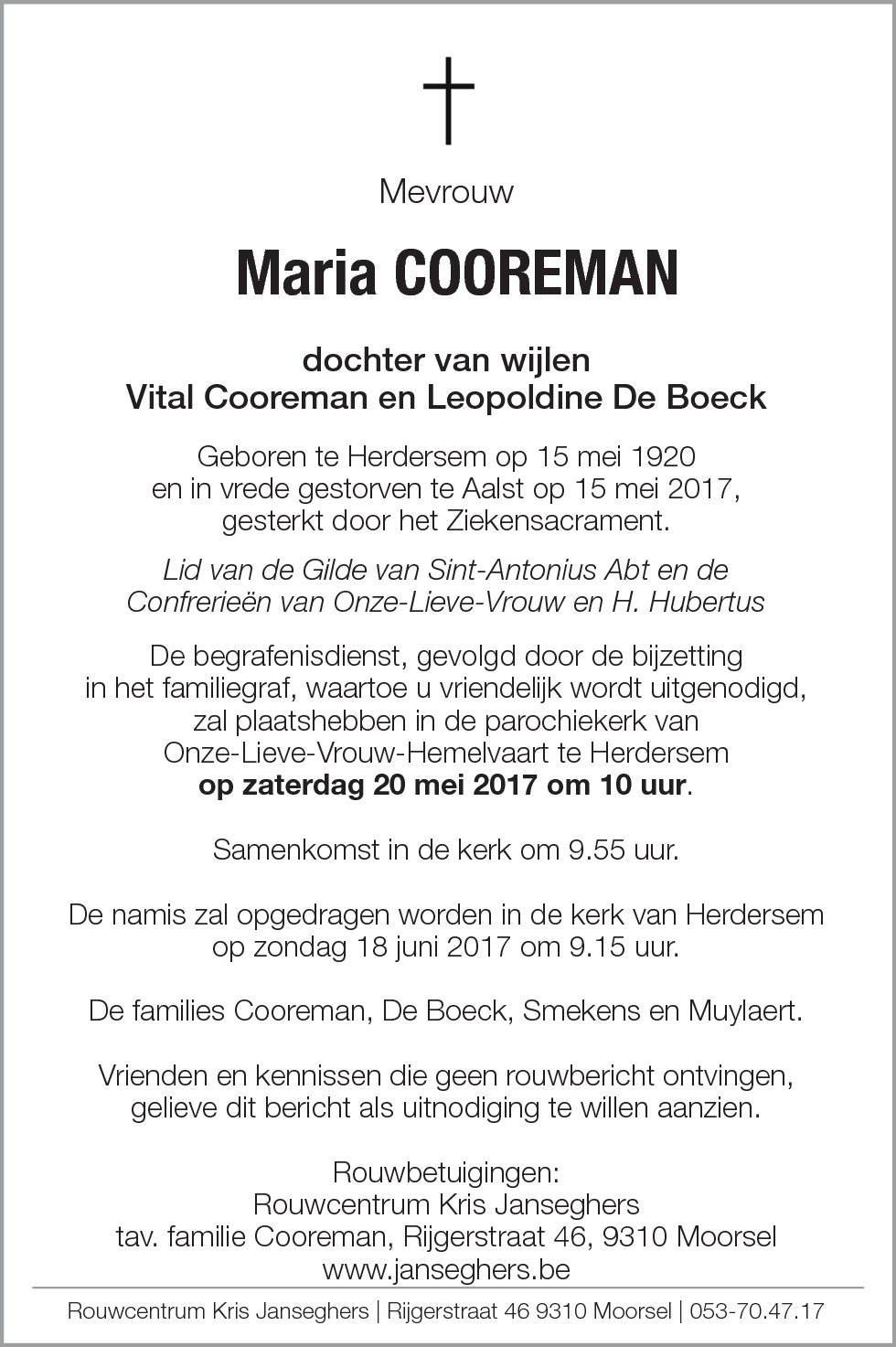 Maria Cooreman