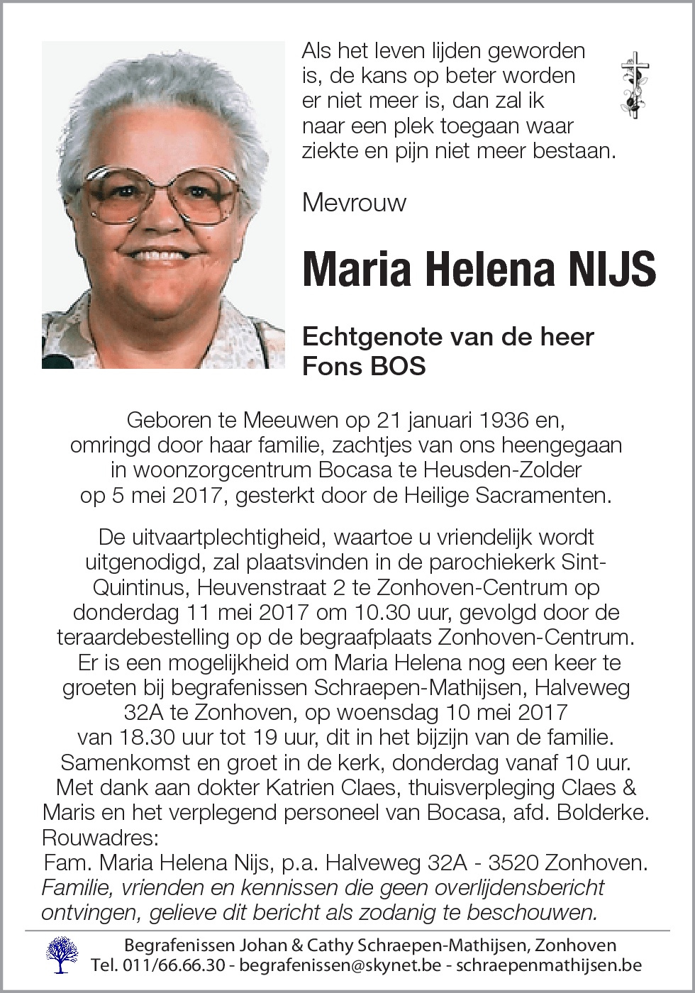 Maria Helena Nijs