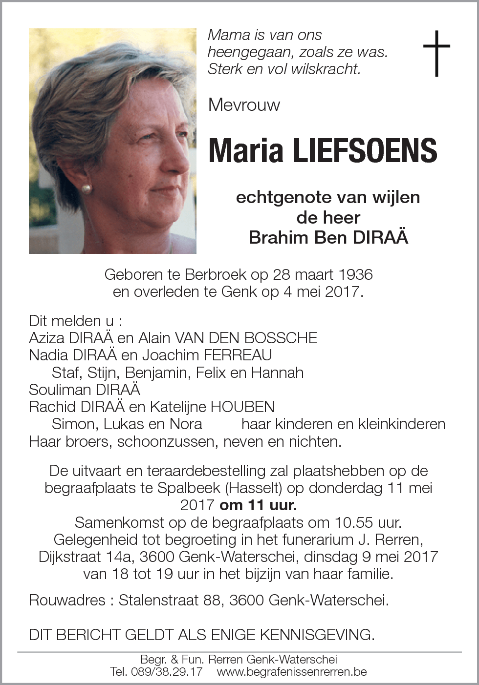 Maria LIEFSOENS
