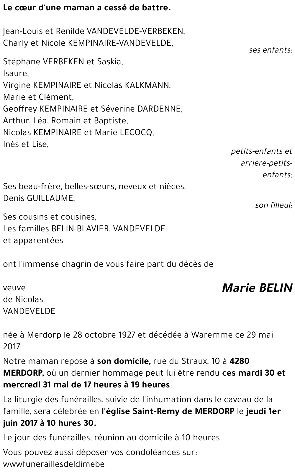Marie BELIN