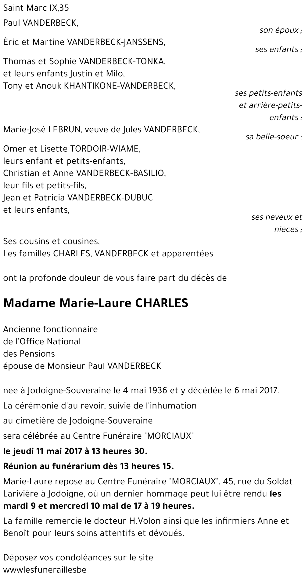 Marie-Laure CHARLES