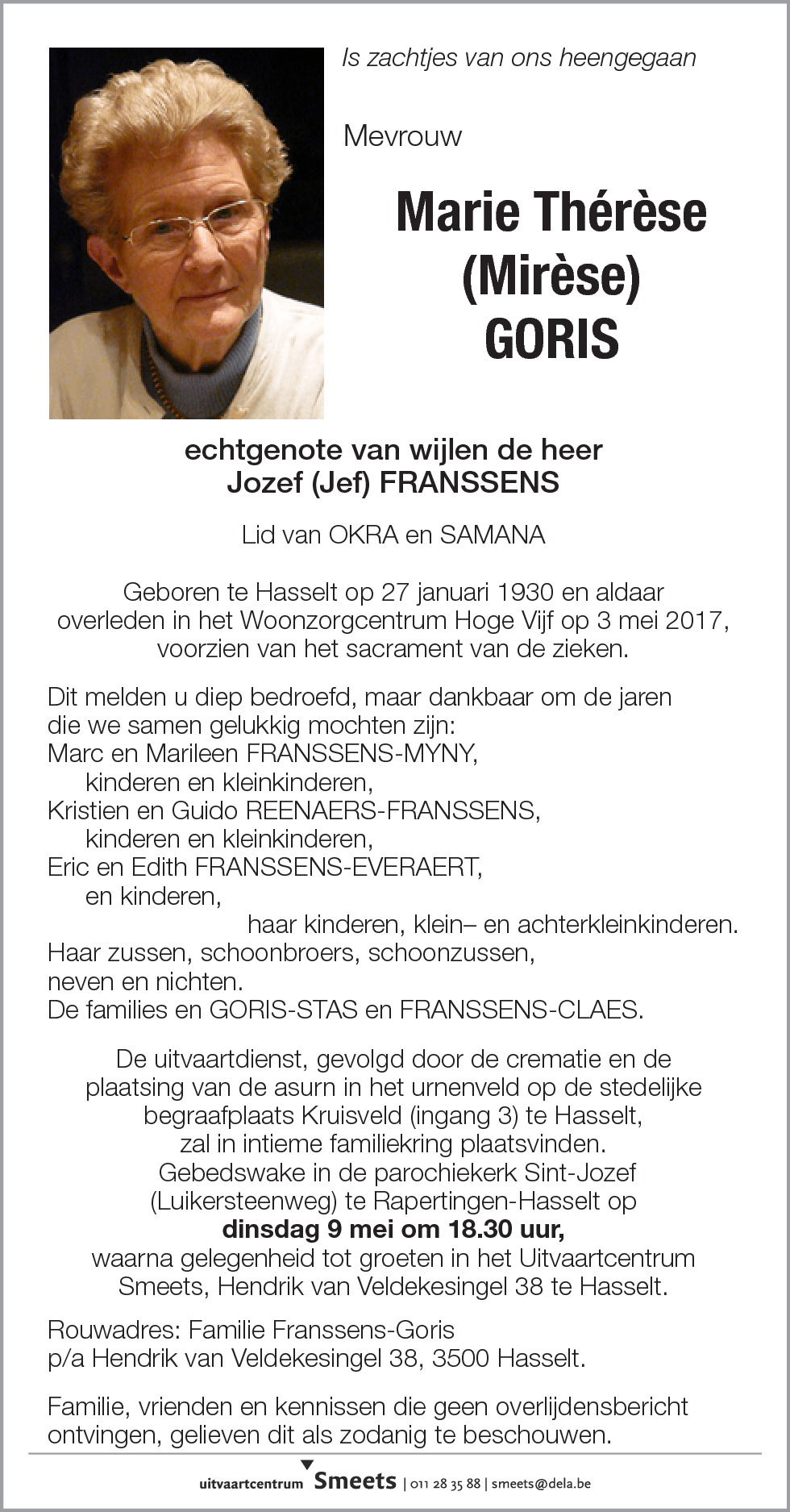 Marie Thérèse Goris