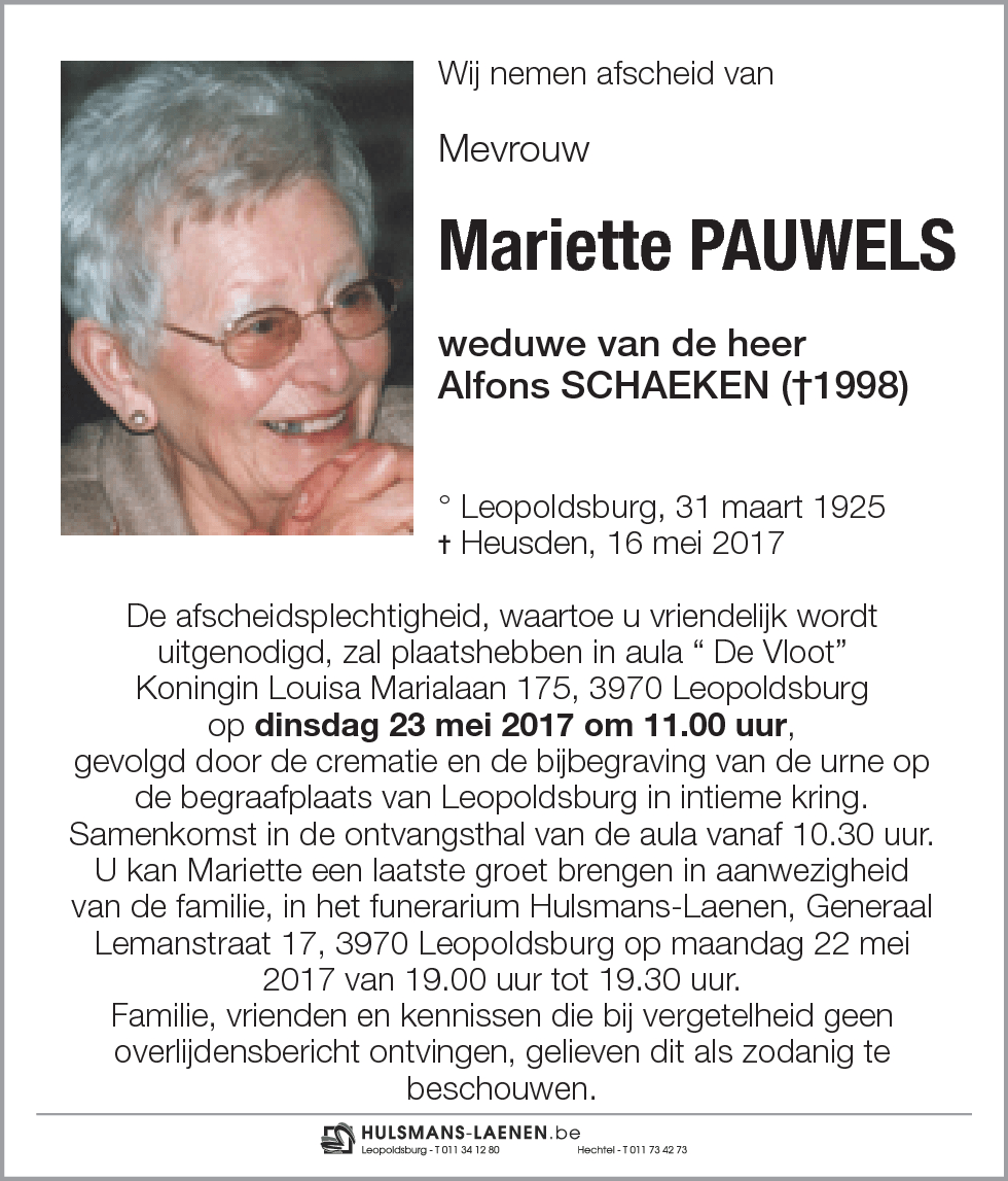 Mariette Pauwels