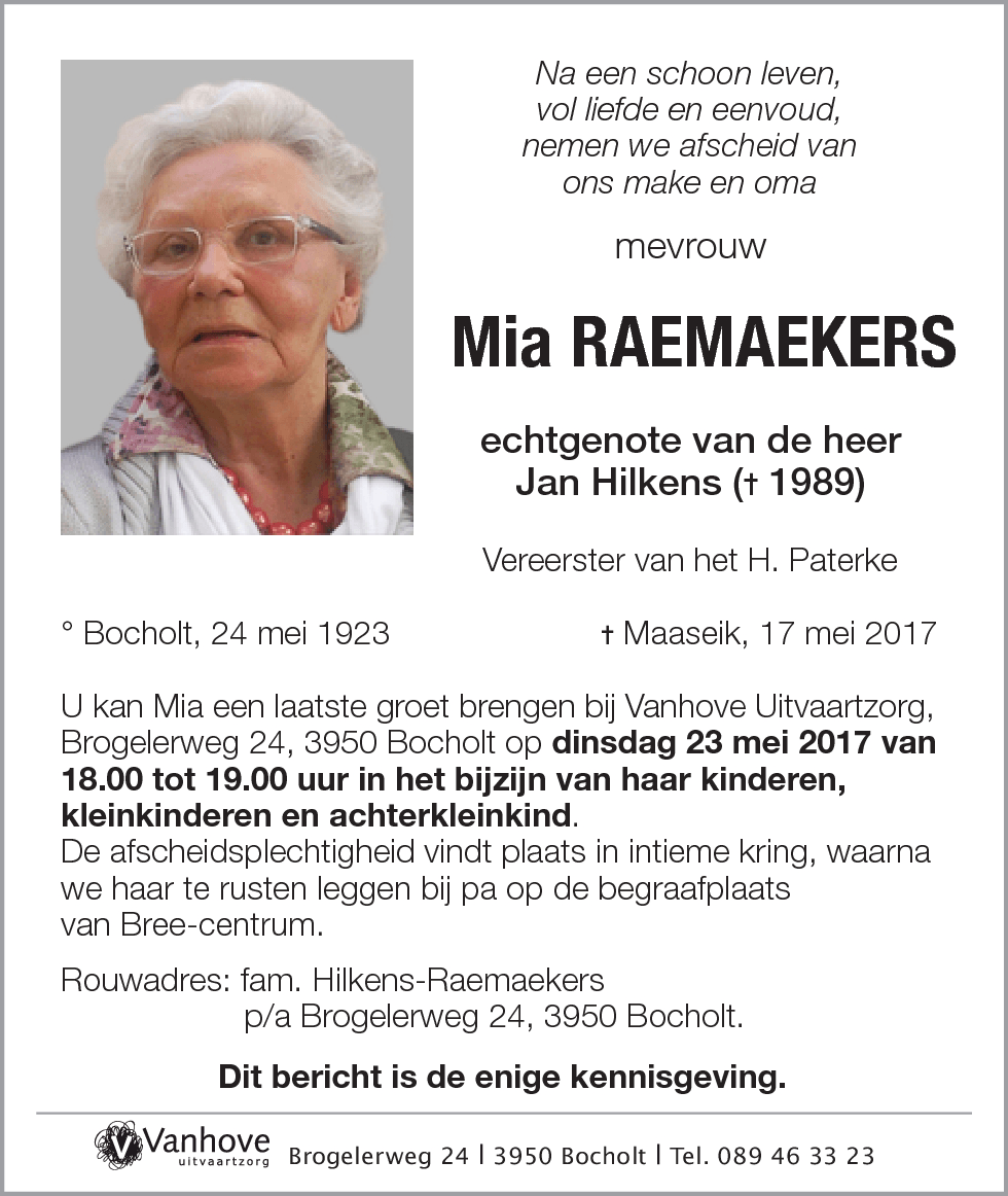 Mia Raemaekers