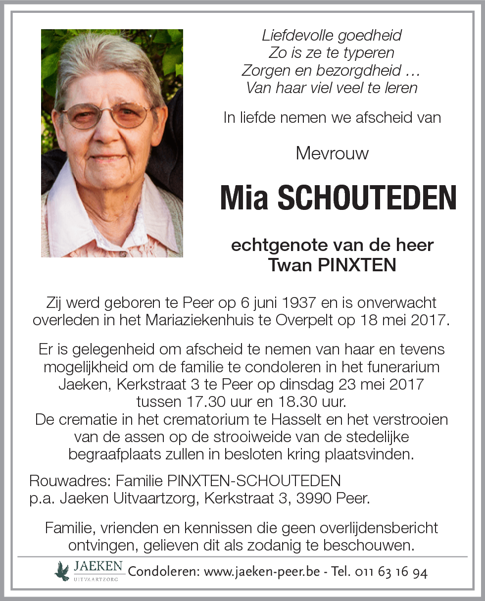Mia Schouteden