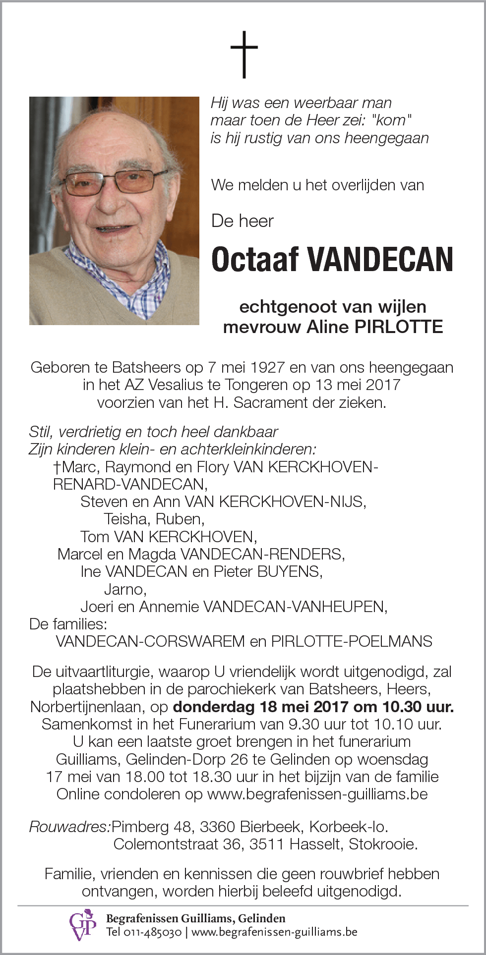 Octaaf VANDECAN