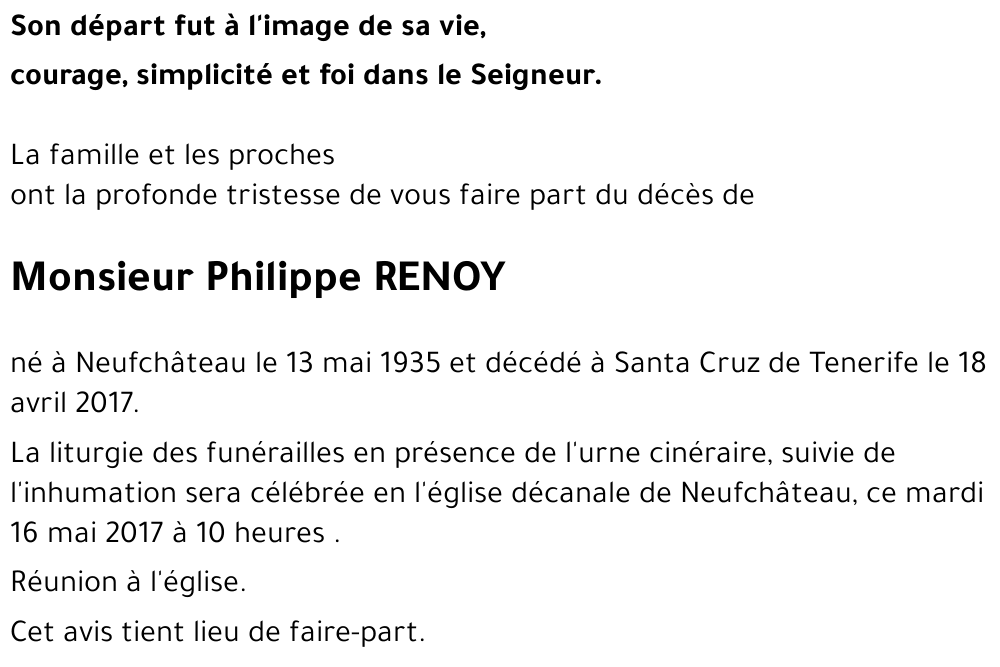 Philippe RENOY