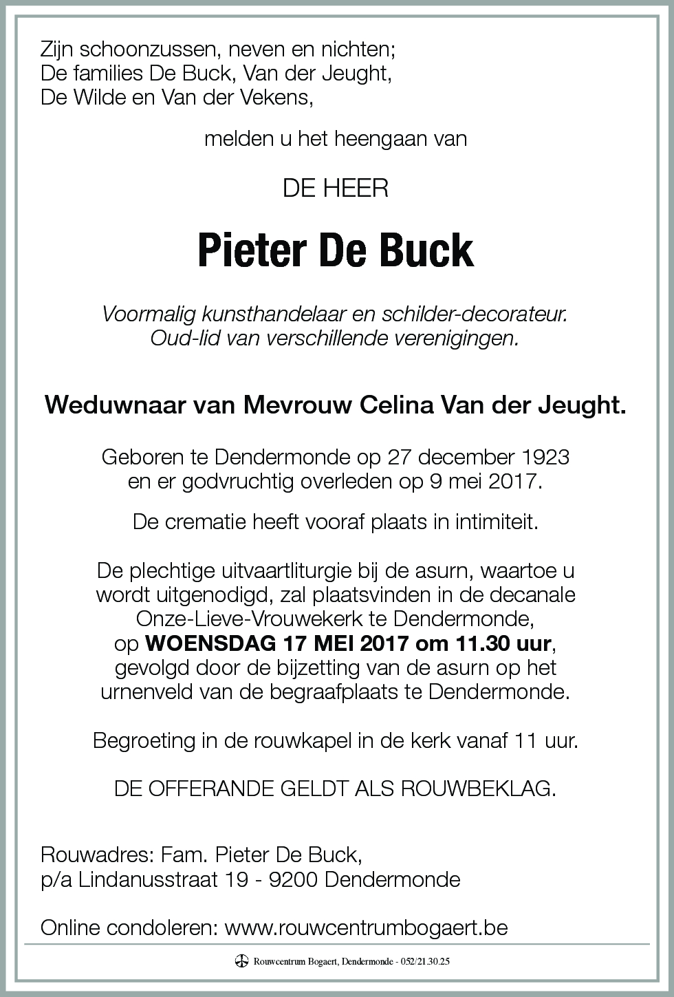 Pieter De Buck