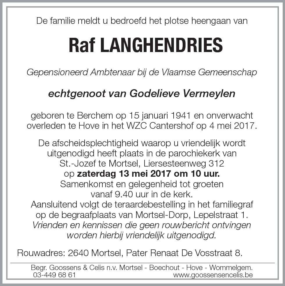 Raf Langhendries