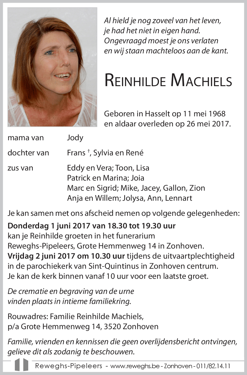 Reinhilde Machiels