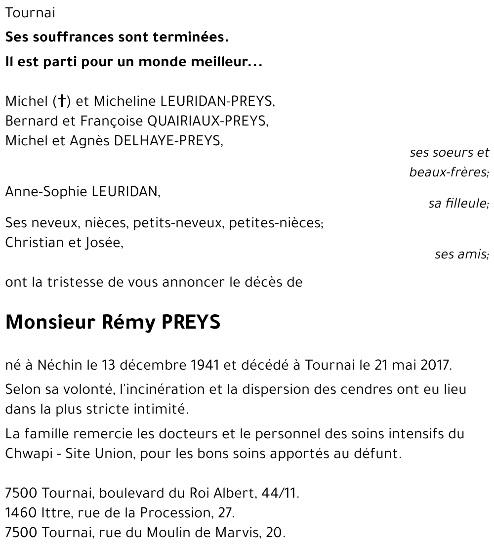 Rémy PREYS