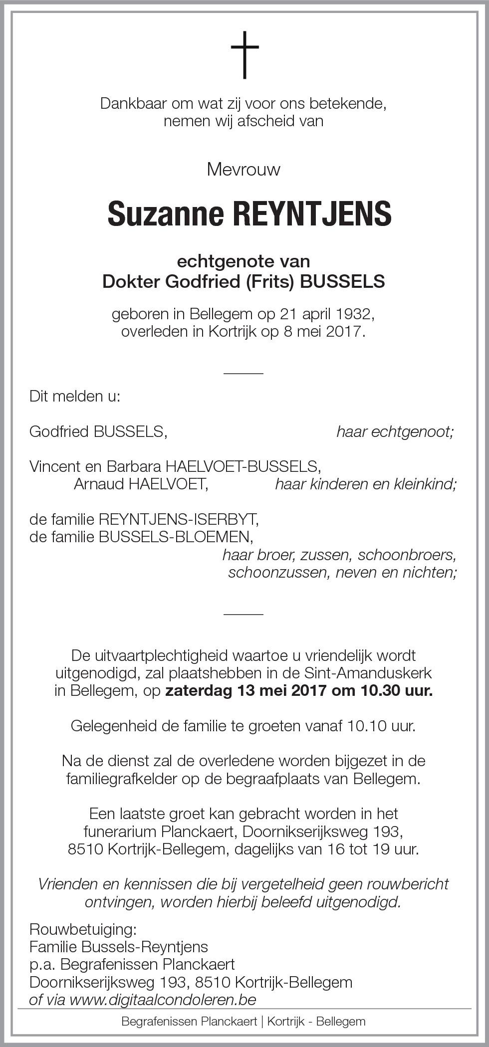Suzanne REYNTJENS