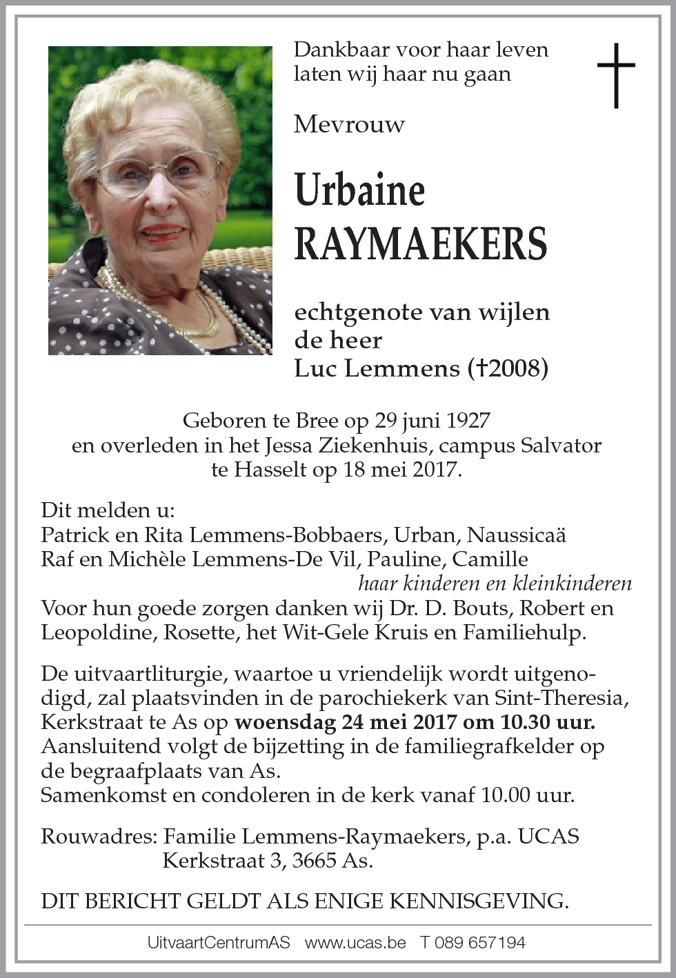 Urbaine Raymaekers