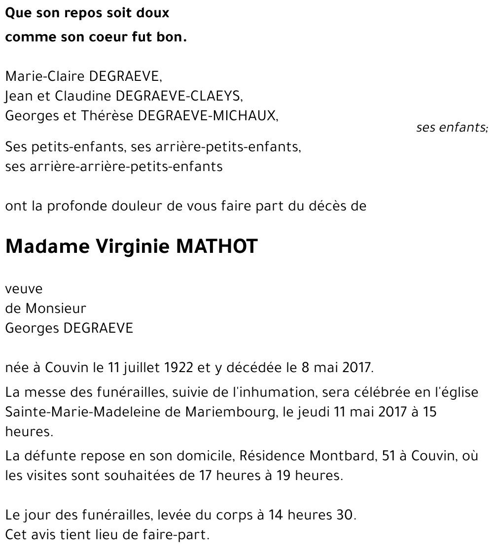 Virginie MATHOT