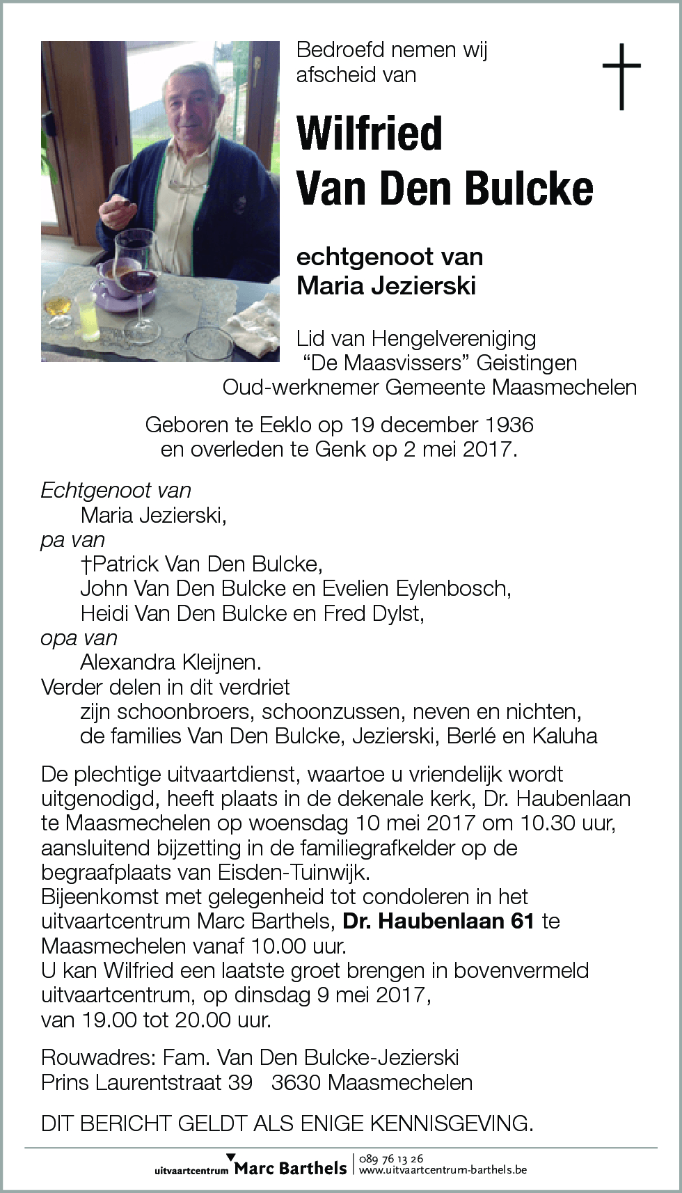 Wilfried Van Den Bulcke