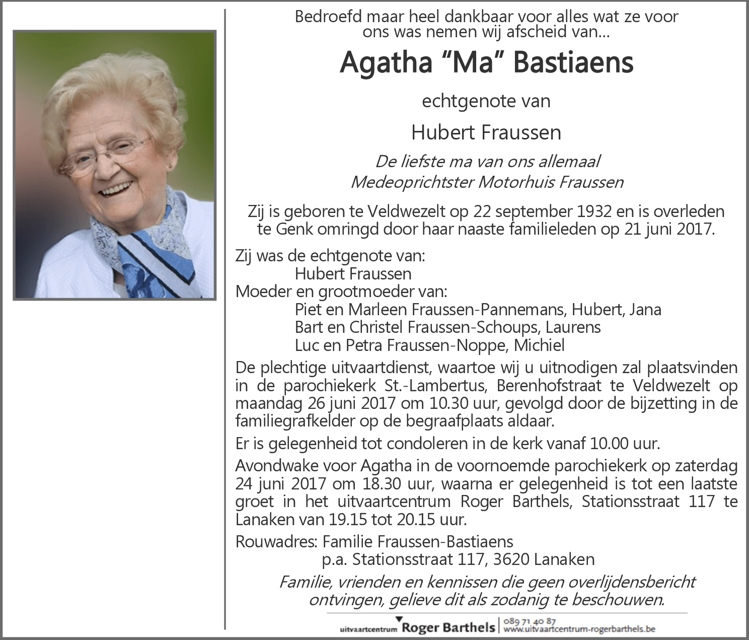 Agatha Bastiaens