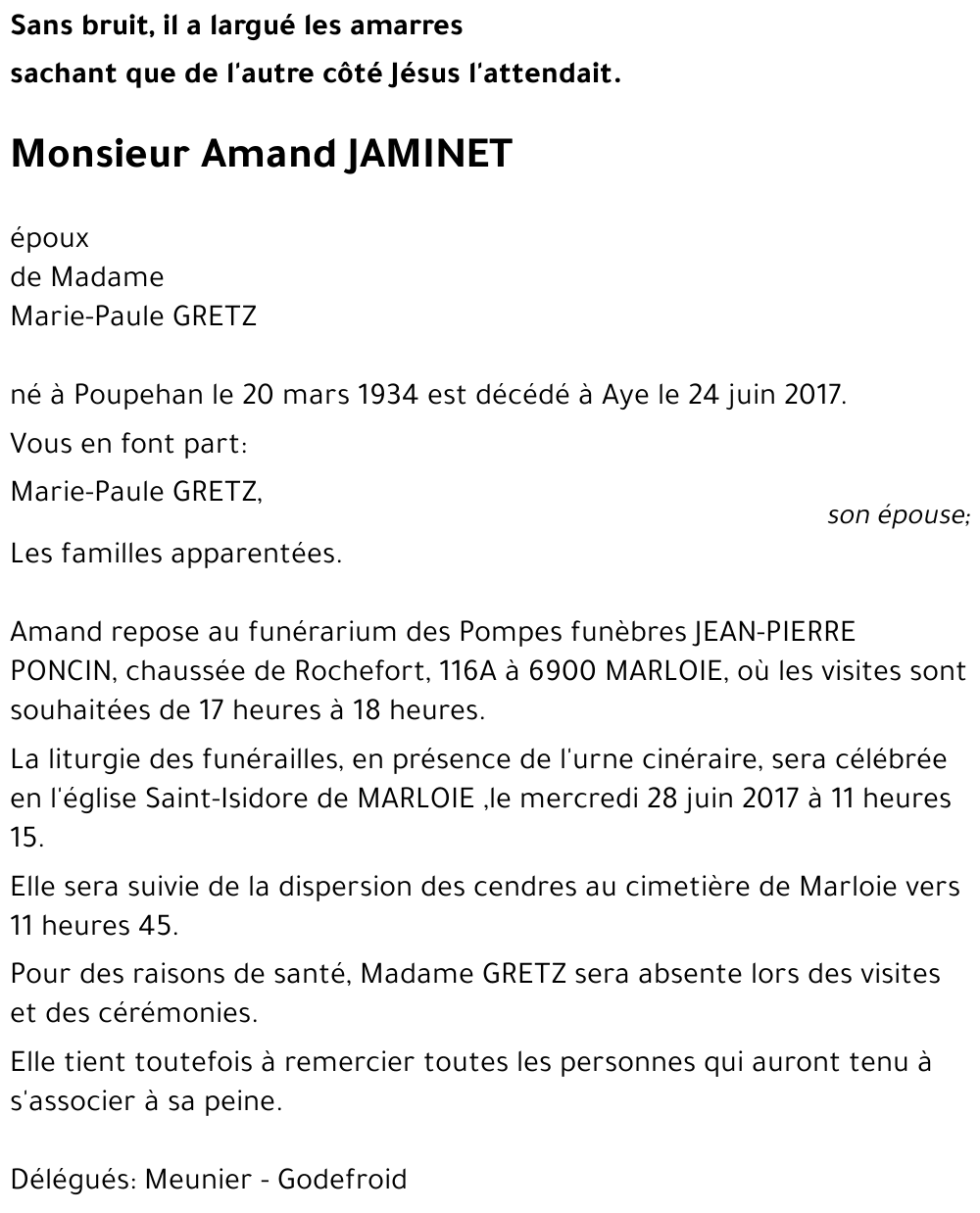 Amand JAMINET
