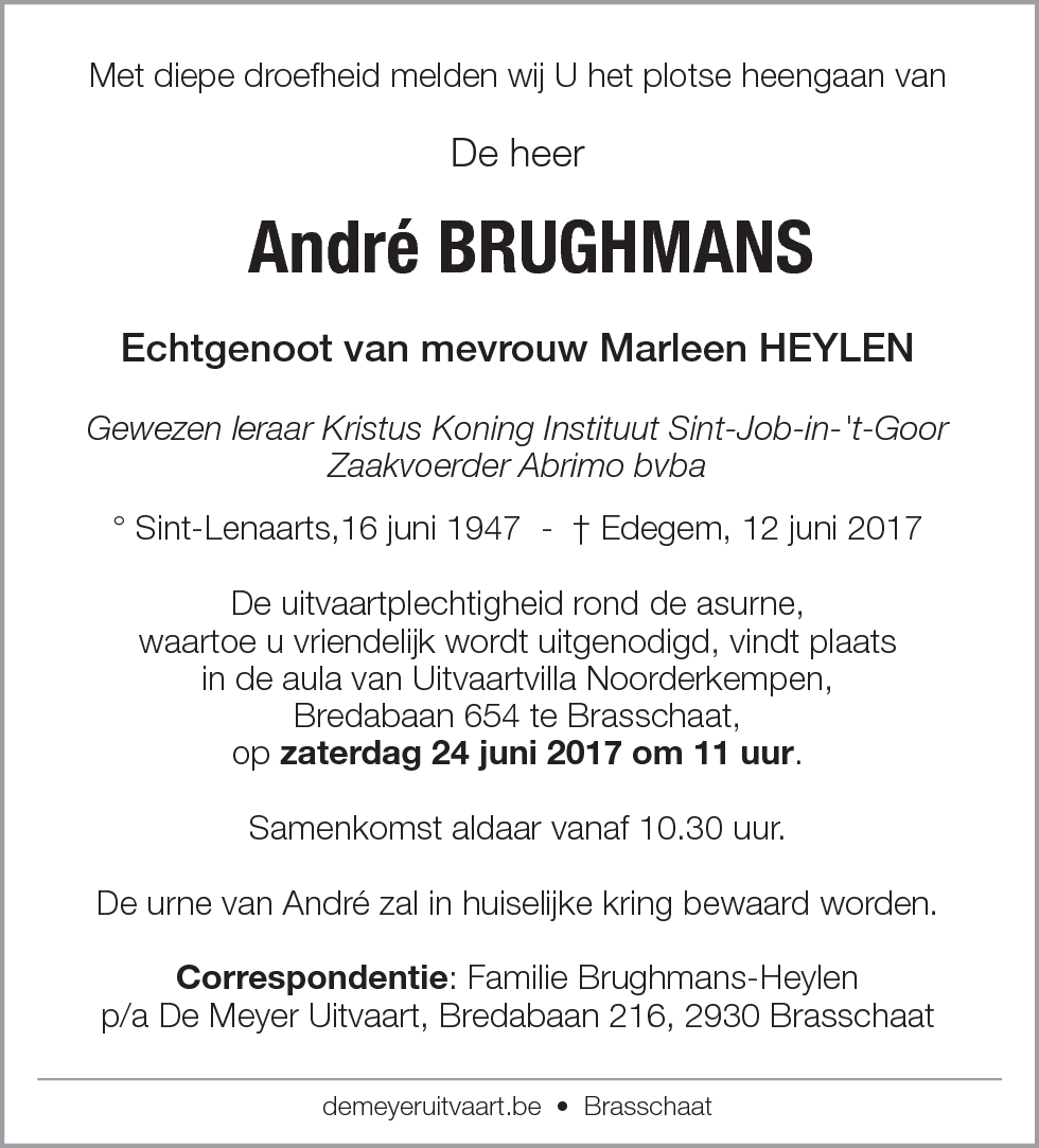 André Brughmans