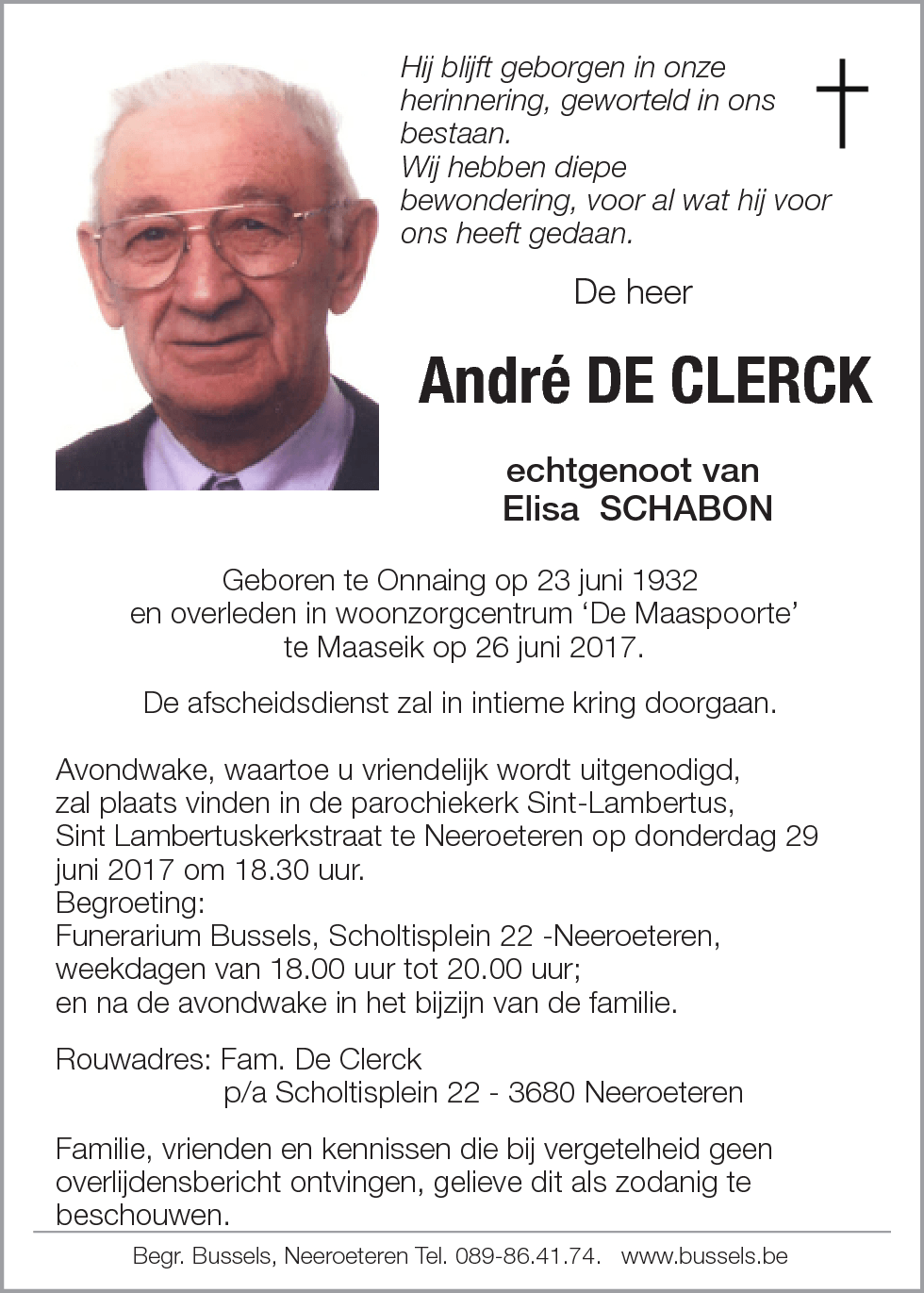 André De Clerck