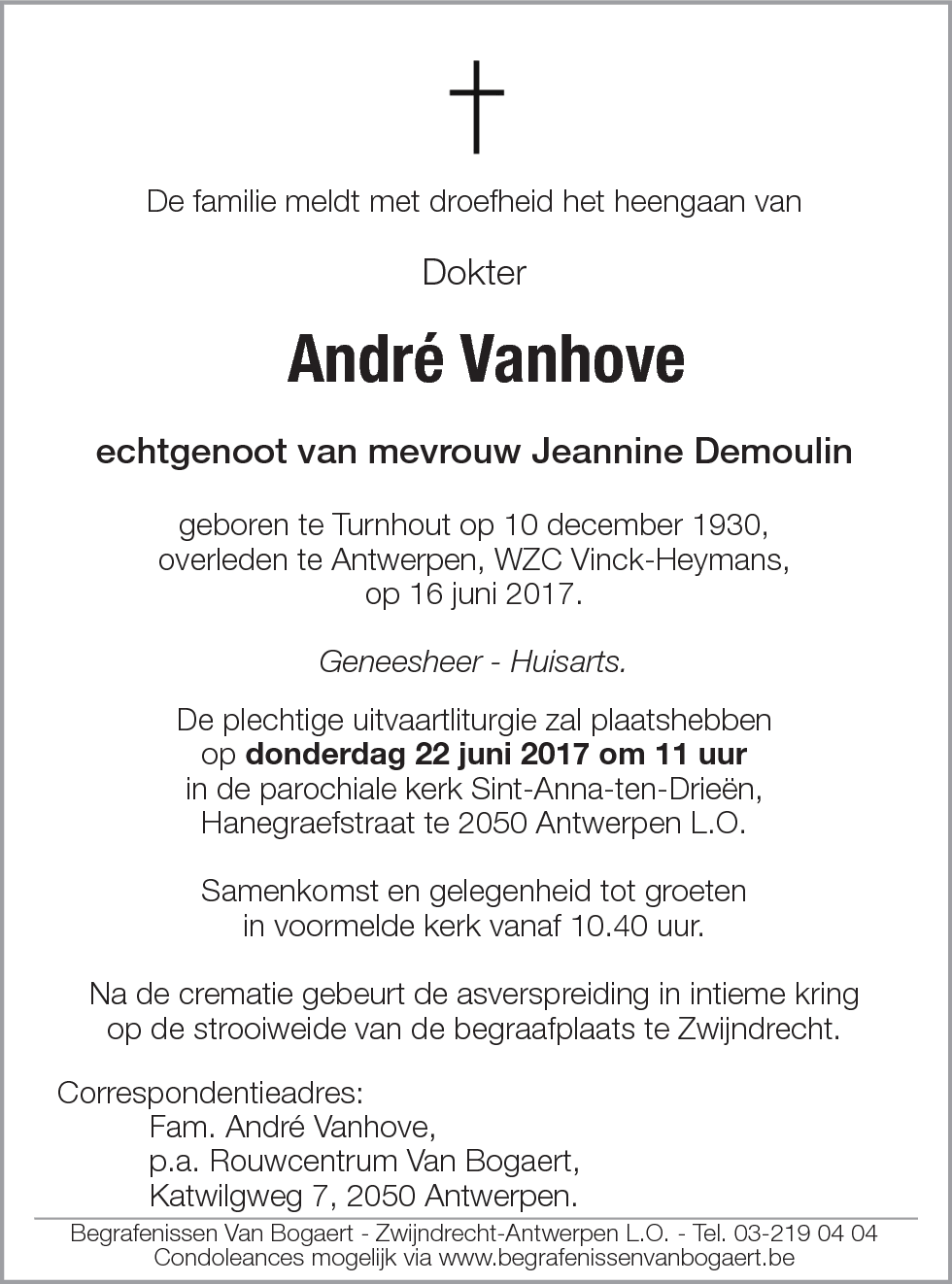 André Vanhove