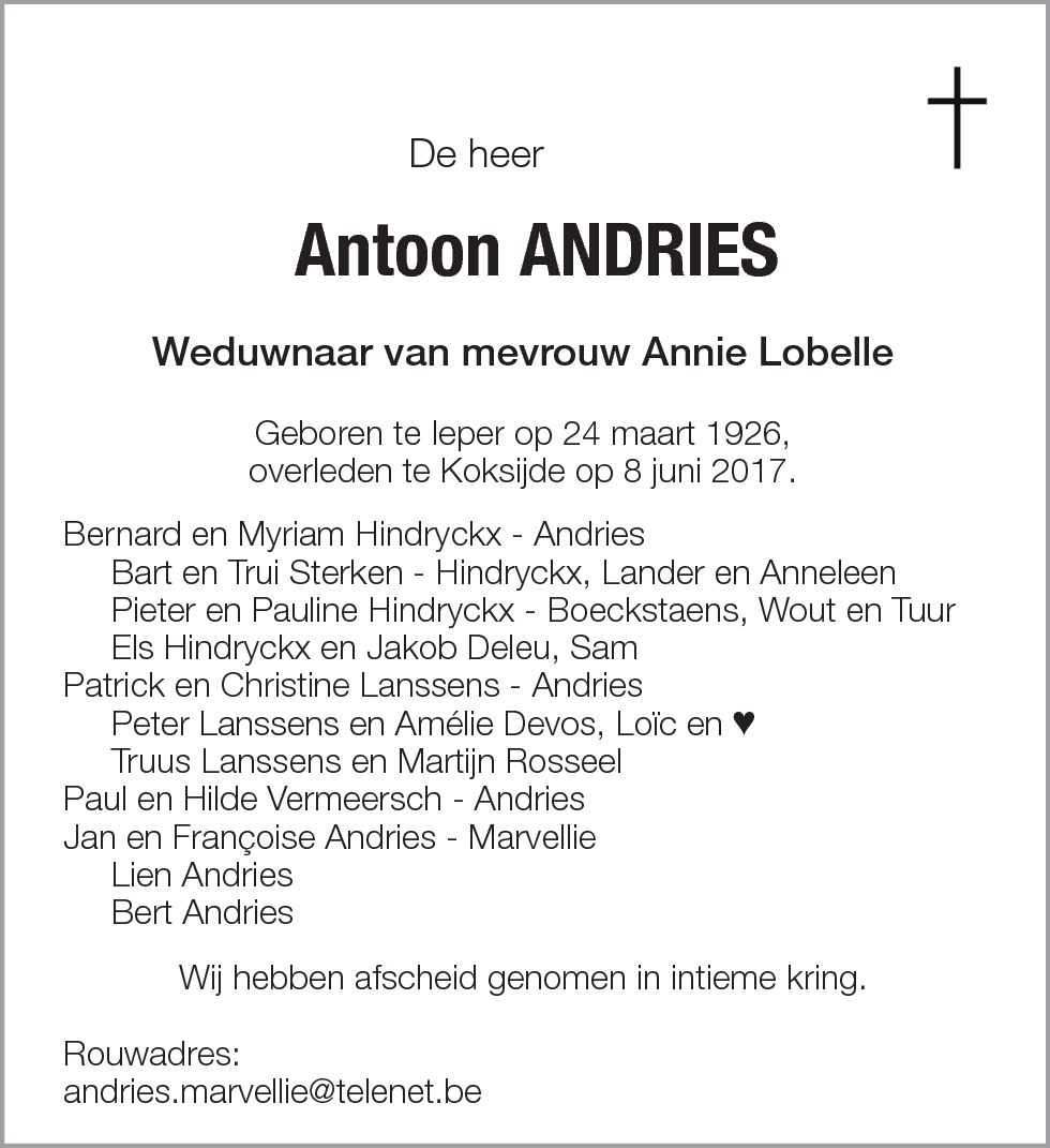 Antoon Andries