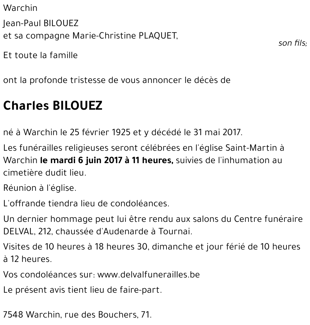 Charles BILOUEZ