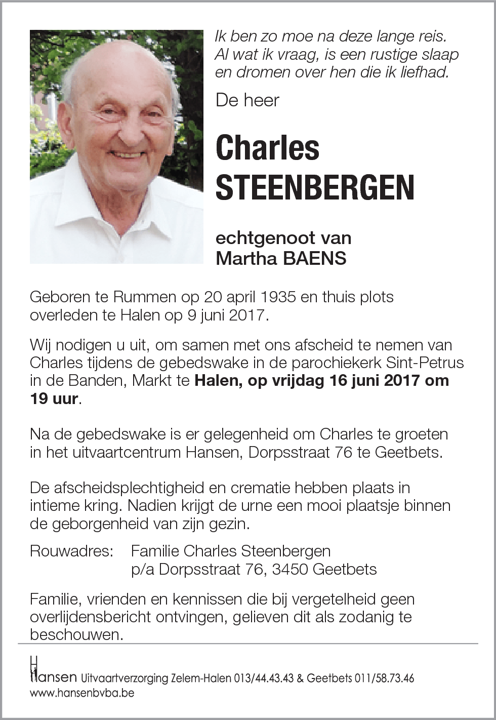 Charles STEENBERGEN