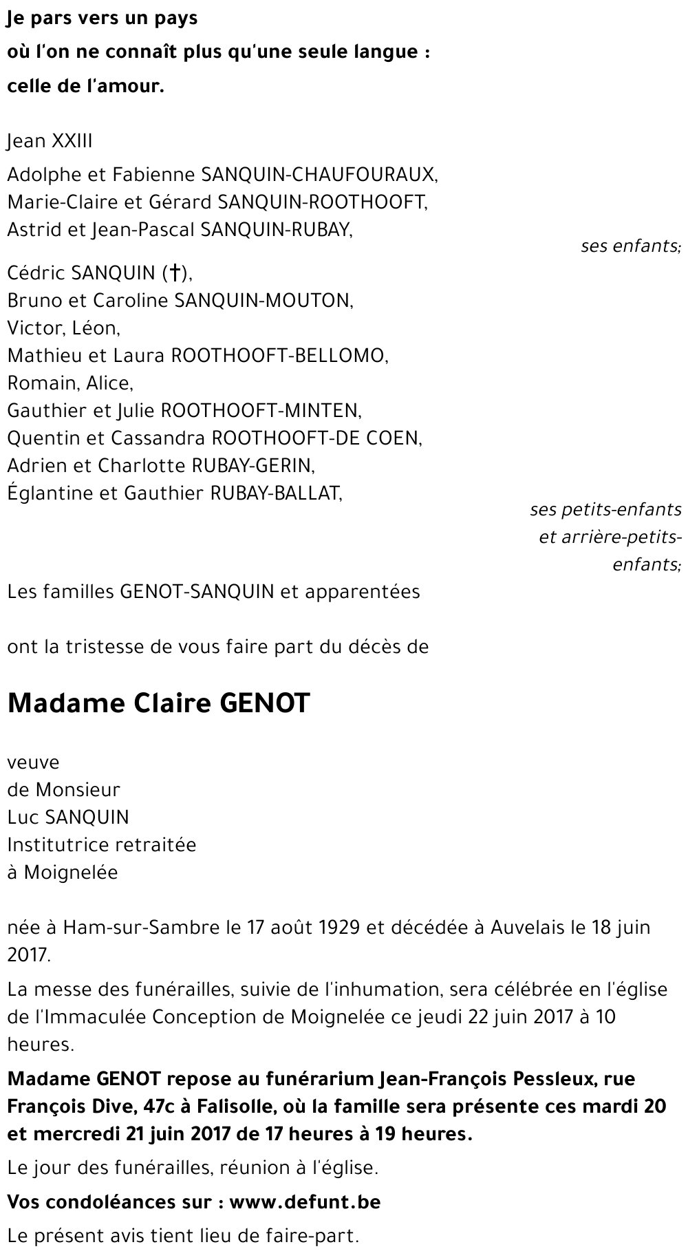 Claire GENOT