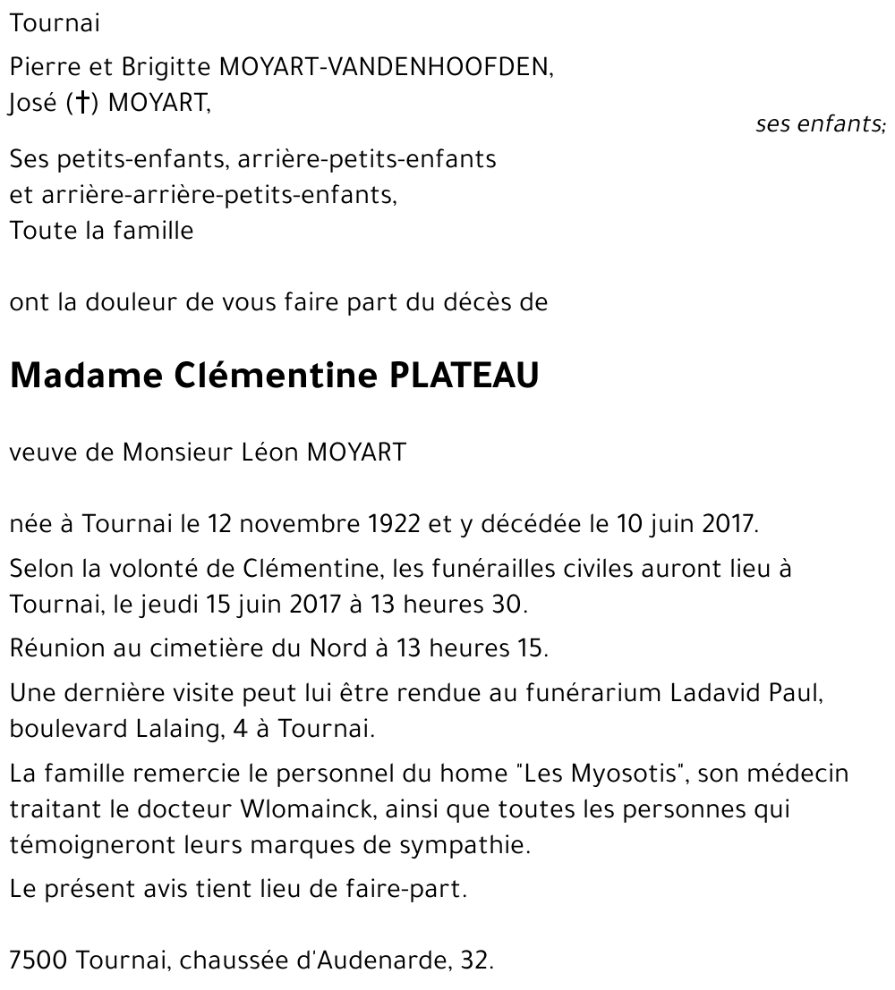 Clémentine PLATEAU