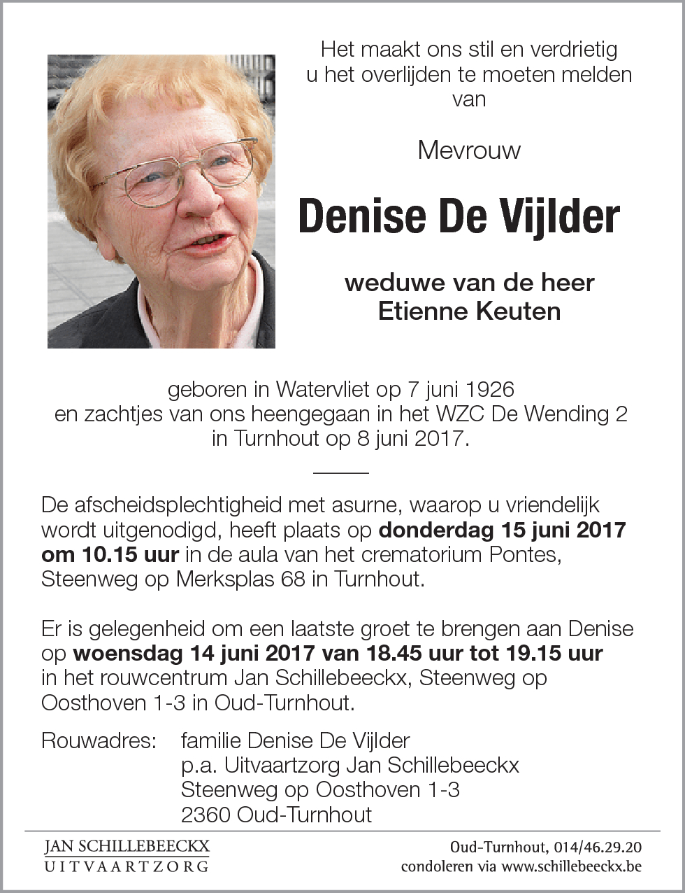 Denise De Vijlder