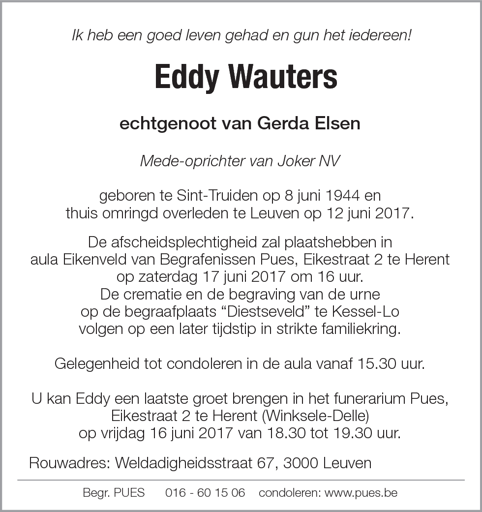Eddy Wauters