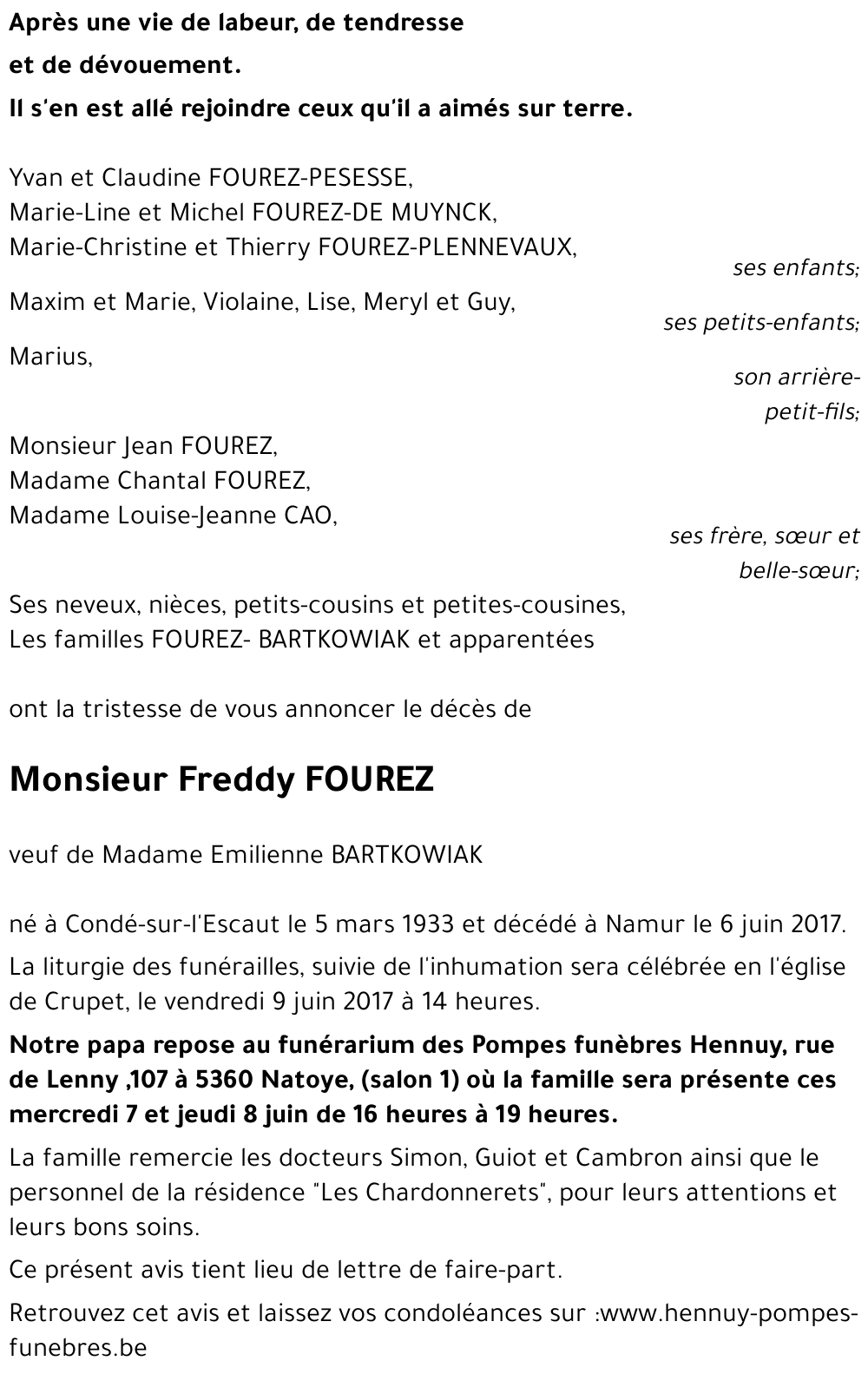 Freddy FOUREZ