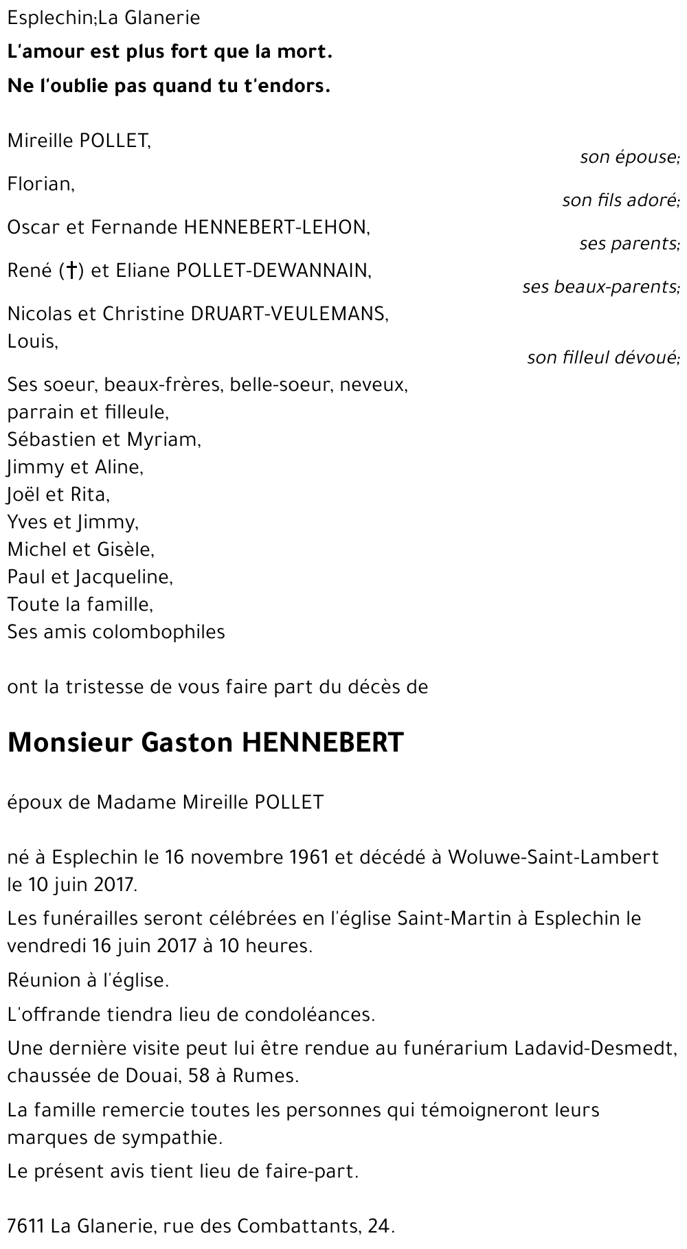 Gaston HENNEBERT