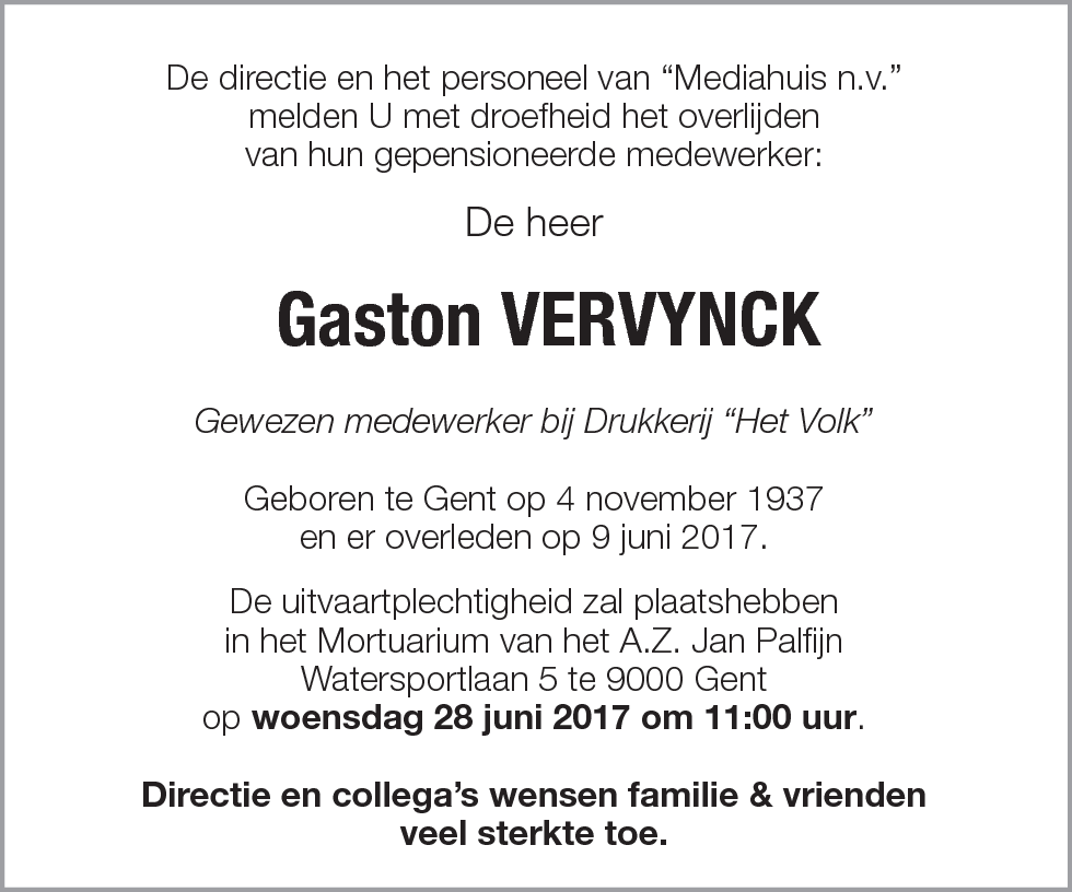 Gaston Vervynck