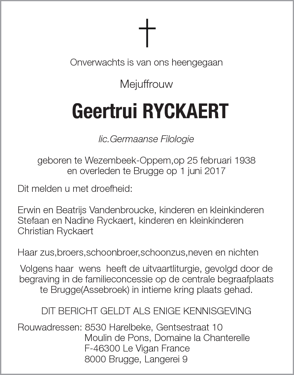 Geertrui Ryckaert